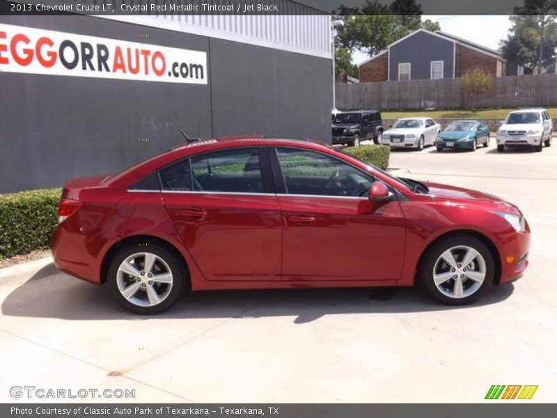 Crystal Red Metallic Tintcoat / Jet Black 2013 Chevrolet Cruze LT