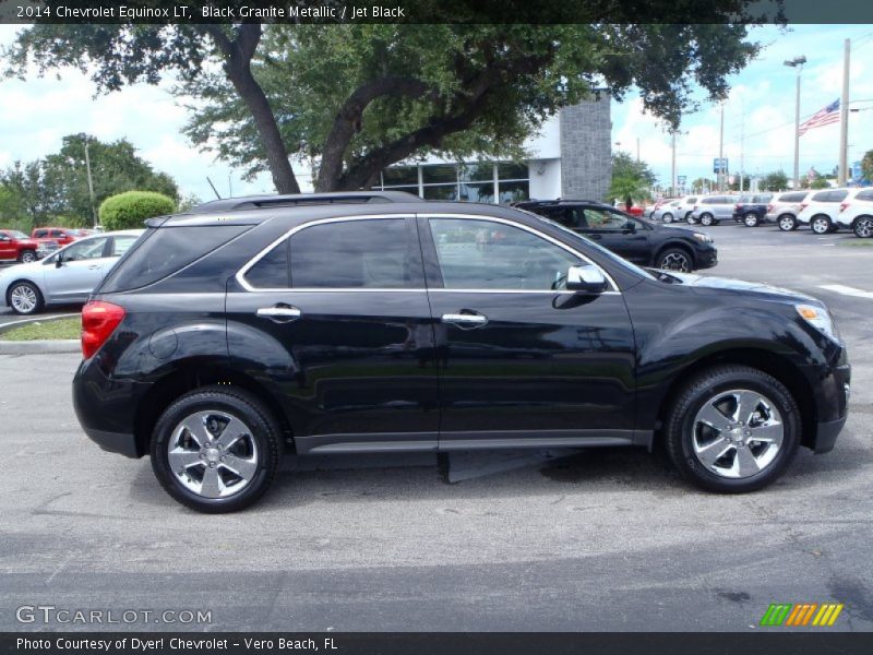 Black Granite Metallic / Jet Black 2014 Chevrolet Equinox LT