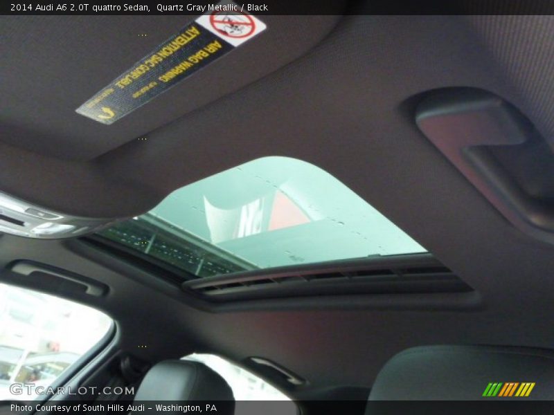 Quartz Gray Metallic / Black 2014 Audi A6 2.0T quattro Sedan