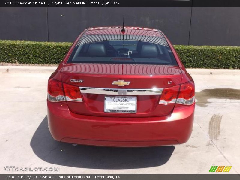 Crystal Red Metallic Tintcoat / Jet Black 2013 Chevrolet Cruze LT