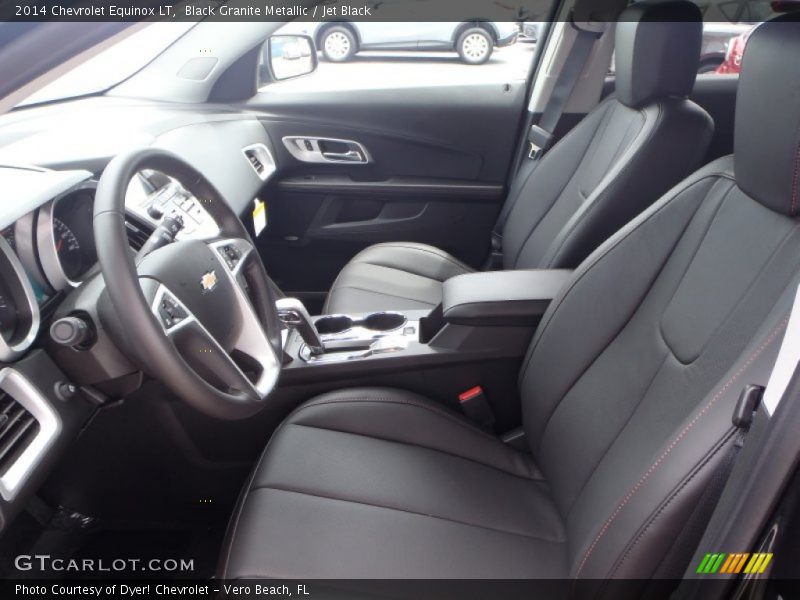 Front Seat of 2014 Equinox LT