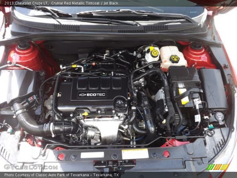 Crystal Red Metallic Tintcoat / Jet Black 2013 Chevrolet Cruze LT