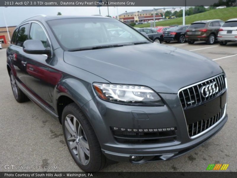 Daytona Grey Pearl Effect / Limestone Gray 2013 Audi Q7 3.0 TDI quattro