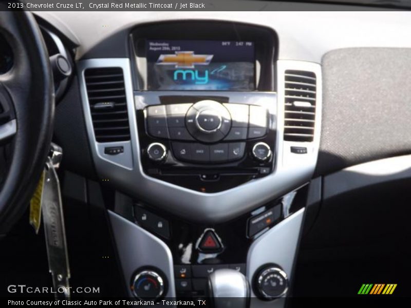 Crystal Red Metallic Tintcoat / Jet Black 2013 Chevrolet Cruze LT