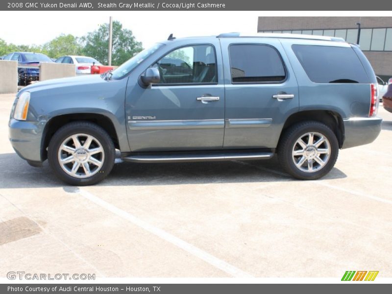 Stealth Gray Metallic / Cocoa/Light Cashmere 2008 GMC Yukon Denali AWD