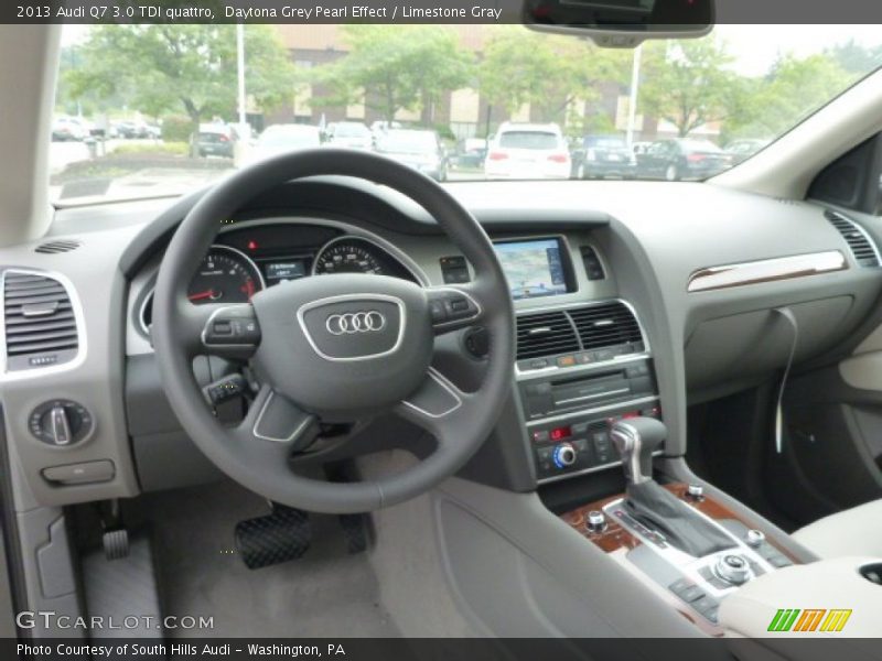 Daytona Grey Pearl Effect / Limestone Gray 2013 Audi Q7 3.0 TDI quattro