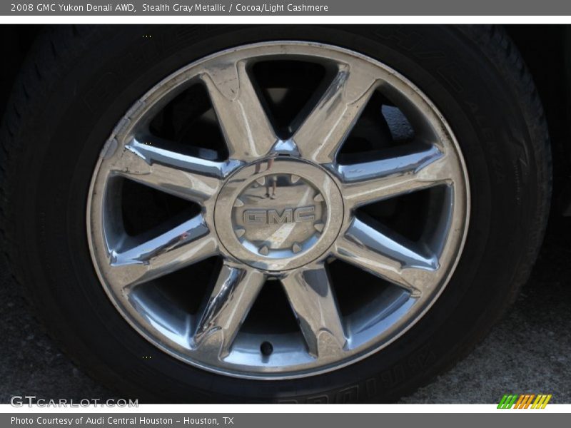 Stealth Gray Metallic / Cocoa/Light Cashmere 2008 GMC Yukon Denali AWD