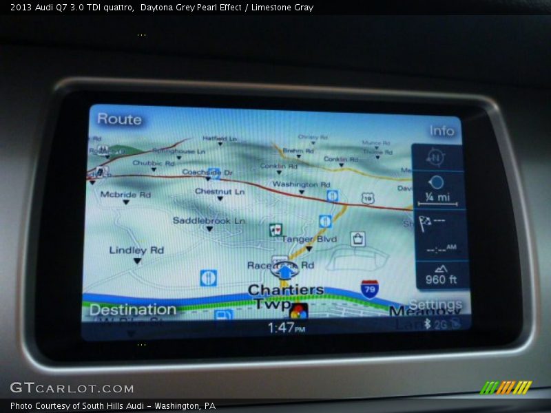 Daytona Grey Pearl Effect / Limestone Gray 2013 Audi Q7 3.0 TDI quattro