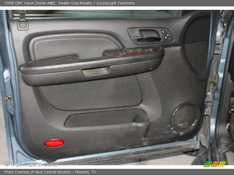 Stealth Gray Metallic / Cocoa/Light Cashmere 2008 GMC Yukon Denali AWD