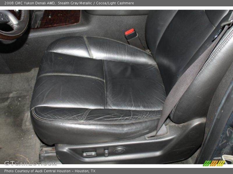 Stealth Gray Metallic / Cocoa/Light Cashmere 2008 GMC Yukon Denali AWD