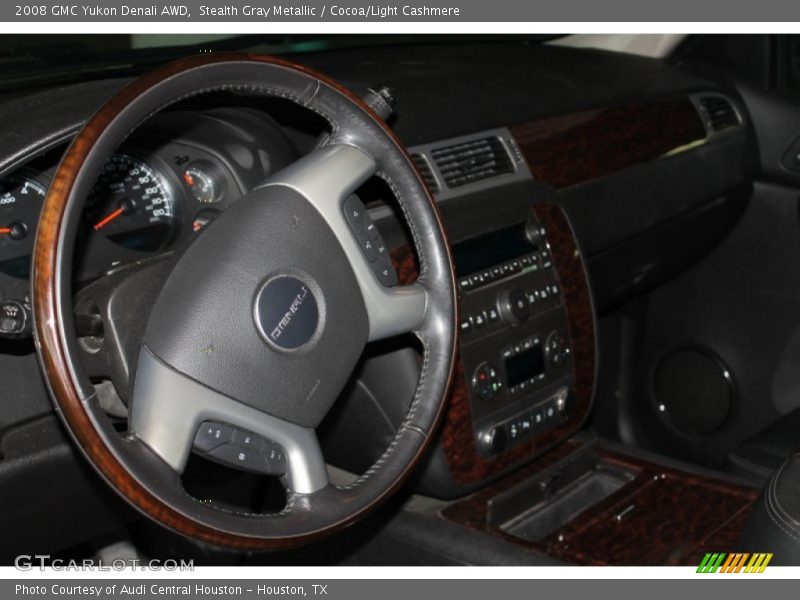 Stealth Gray Metallic / Cocoa/Light Cashmere 2008 GMC Yukon Denali AWD