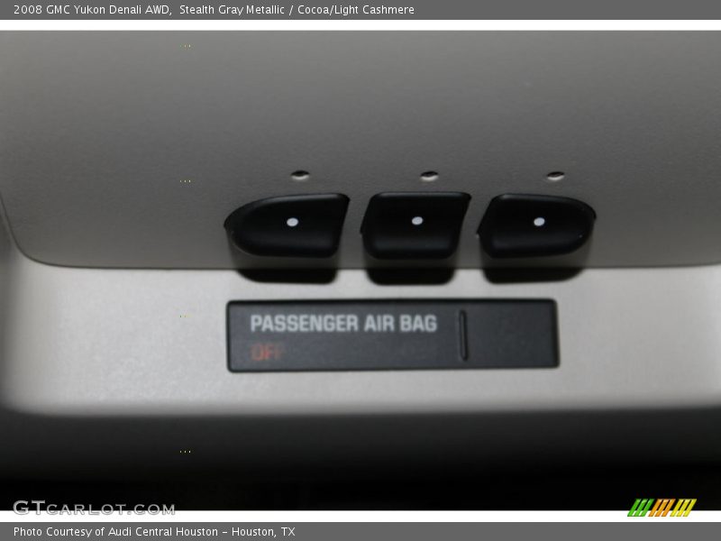 Stealth Gray Metallic / Cocoa/Light Cashmere 2008 GMC Yukon Denali AWD