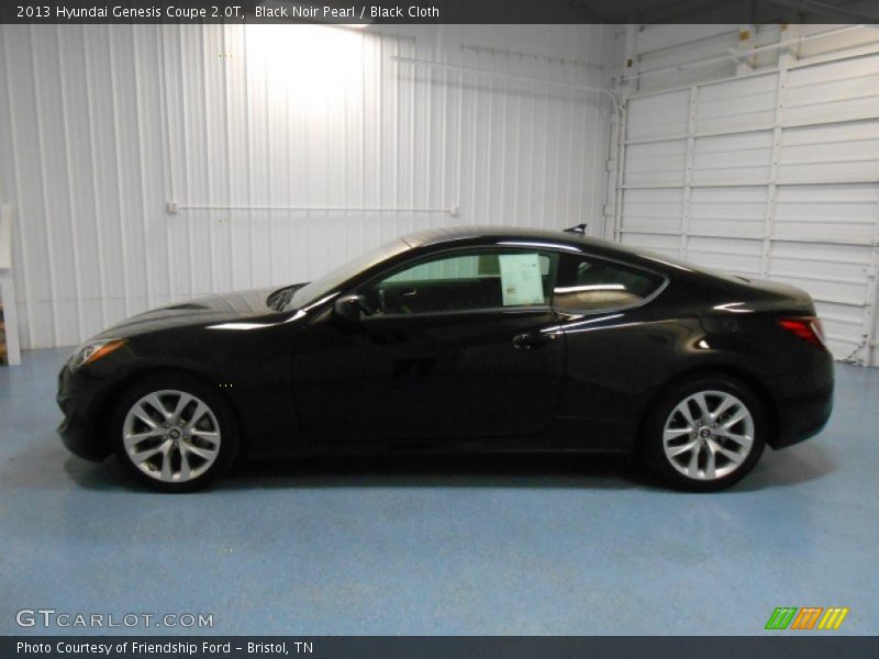 Black Noir Pearl / Black Cloth 2013 Hyundai Genesis Coupe 2.0T