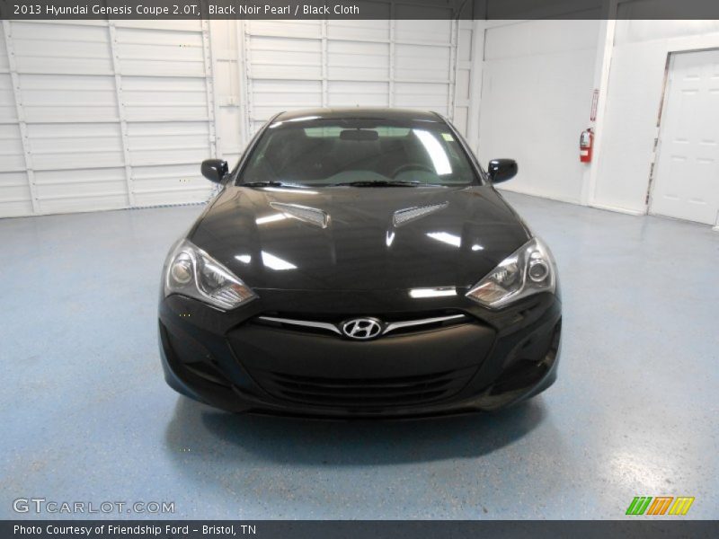Black Noir Pearl / Black Cloth 2013 Hyundai Genesis Coupe 2.0T