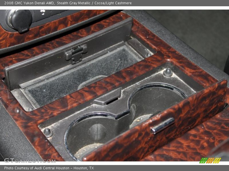 Stealth Gray Metallic / Cocoa/Light Cashmere 2008 GMC Yukon Denali AWD