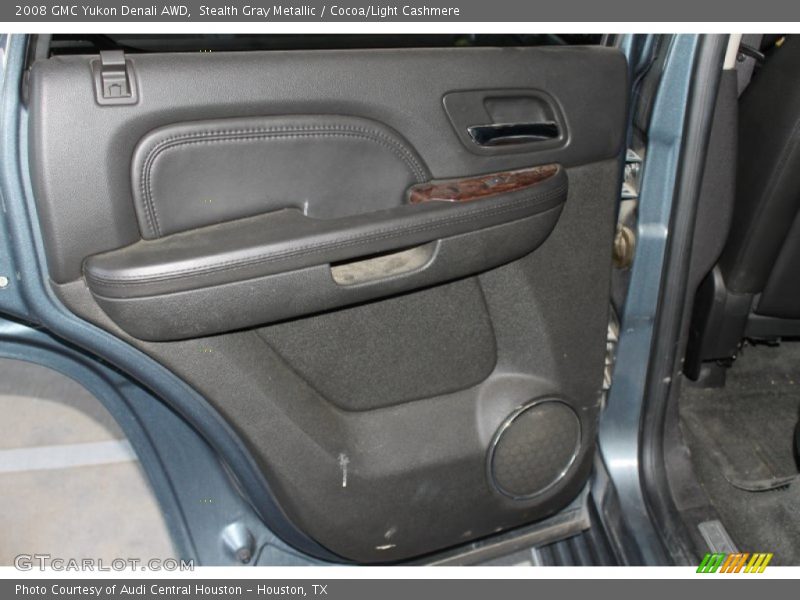 Stealth Gray Metallic / Cocoa/Light Cashmere 2008 GMC Yukon Denali AWD