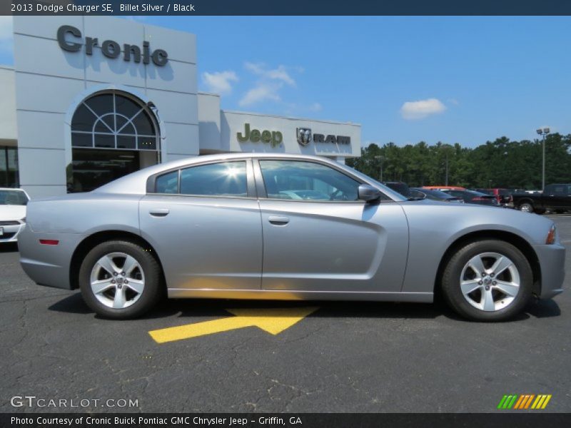 Billet Silver / Black 2013 Dodge Charger SE