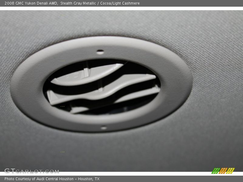 Stealth Gray Metallic / Cocoa/Light Cashmere 2008 GMC Yukon Denali AWD