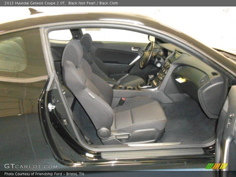 Black Noir Pearl / Black Cloth 2013 Hyundai Genesis Coupe 2.0T