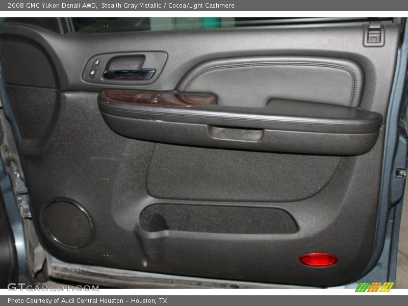 Stealth Gray Metallic / Cocoa/Light Cashmere 2008 GMC Yukon Denali AWD