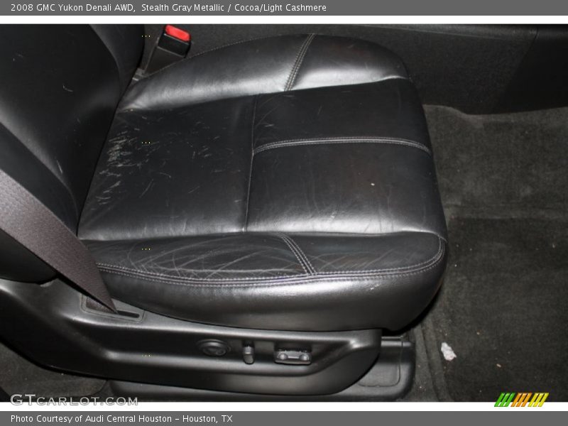 Stealth Gray Metallic / Cocoa/Light Cashmere 2008 GMC Yukon Denali AWD