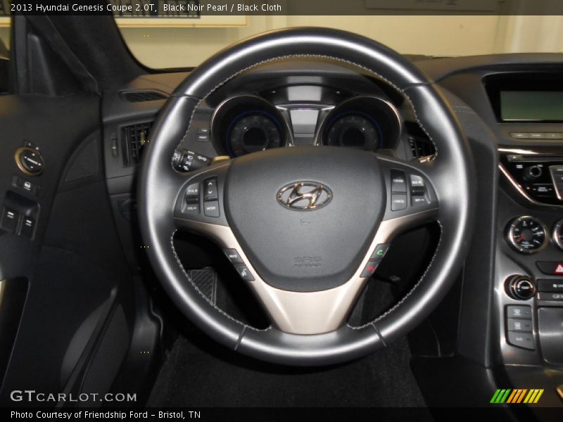 Black Noir Pearl / Black Cloth 2013 Hyundai Genesis Coupe 2.0T