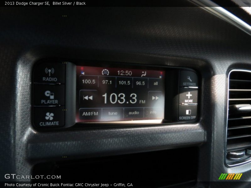 Billet Silver / Black 2013 Dodge Charger SE
