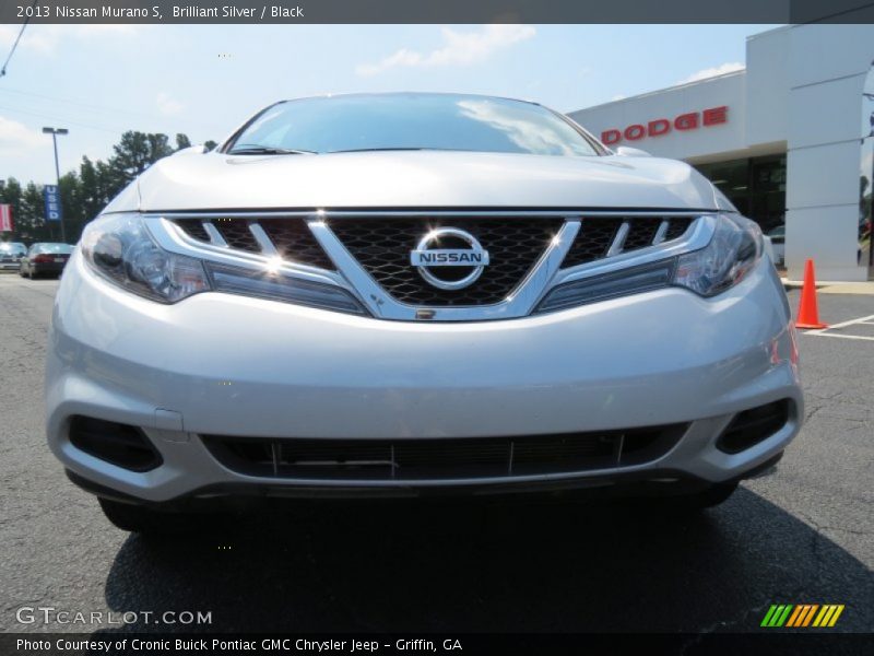 Brilliant Silver / Black 2013 Nissan Murano S