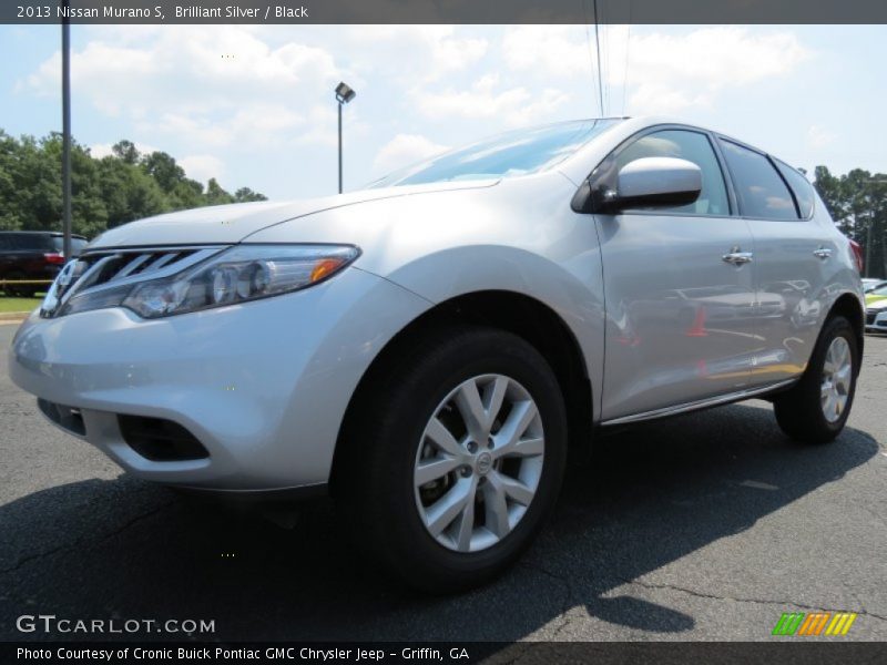 Brilliant Silver / Black 2013 Nissan Murano S