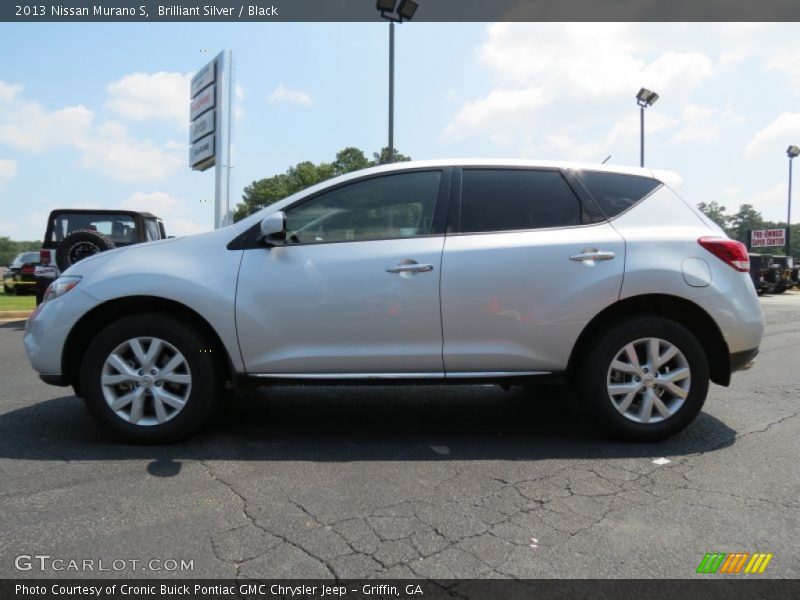 Brilliant Silver / Black 2013 Nissan Murano S