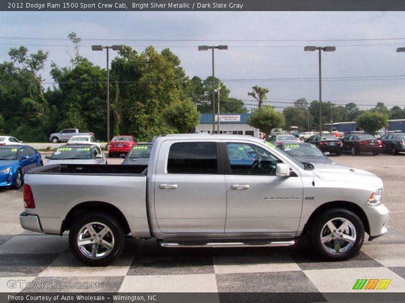 Bright Silver Metallic / Dark Slate Gray 2012 Dodge Ram 1500 Sport Crew Cab