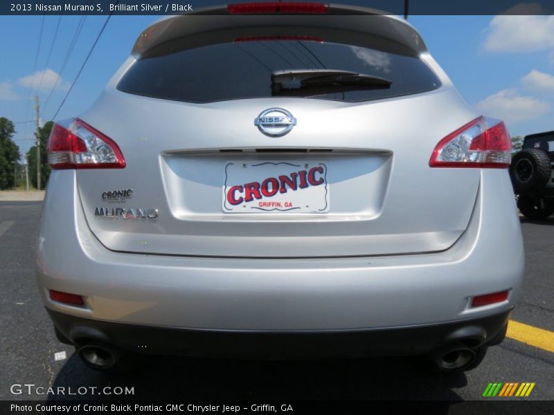 Brilliant Silver / Black 2013 Nissan Murano S