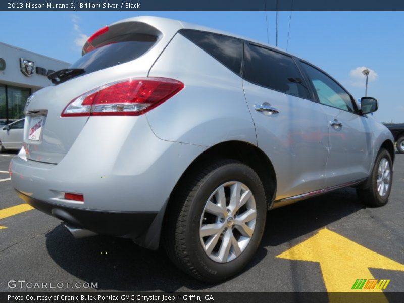 Brilliant Silver / Black 2013 Nissan Murano S