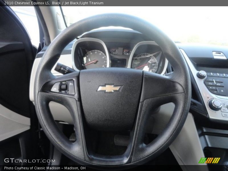 Black / Jet Black/Light Titanium 2010 Chevrolet Equinox LS