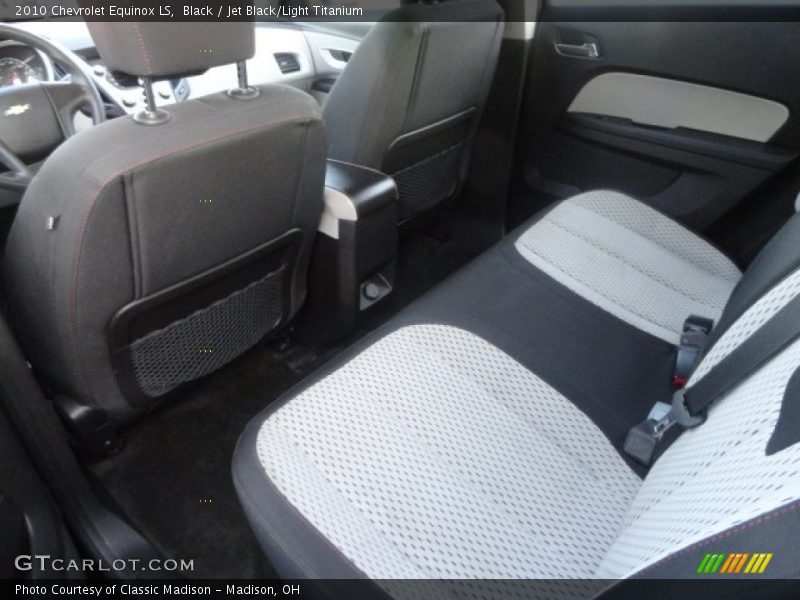 Black / Jet Black/Light Titanium 2010 Chevrolet Equinox LS