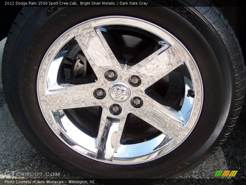 Bright Silver Metallic / Dark Slate Gray 2012 Dodge Ram 1500 Sport Crew Cab