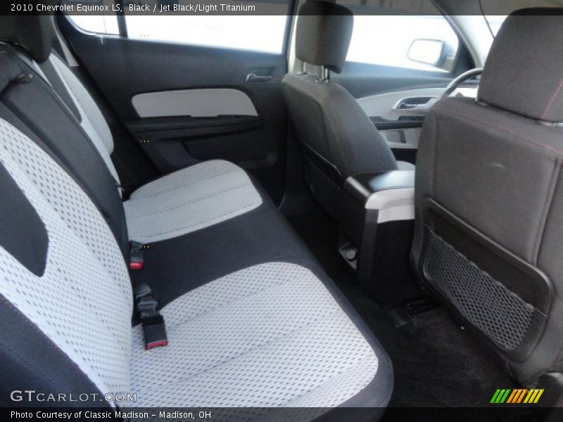 Black / Jet Black/Light Titanium 2010 Chevrolet Equinox LS