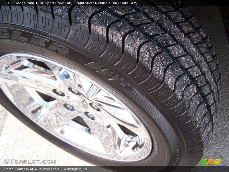Bright Silver Metallic / Dark Slate Gray 2012 Dodge Ram 1500 Sport Crew Cab