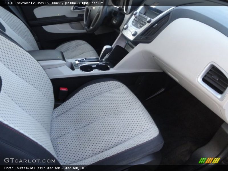 Black / Jet Black/Light Titanium 2010 Chevrolet Equinox LS
