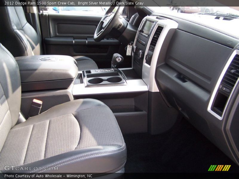 Bright Silver Metallic / Dark Slate Gray 2012 Dodge Ram 1500 Sport Crew Cab