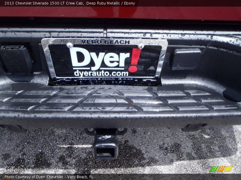 Deep Ruby Metallic / Ebony 2013 Chevrolet Silverado 1500 LT Crew Cab