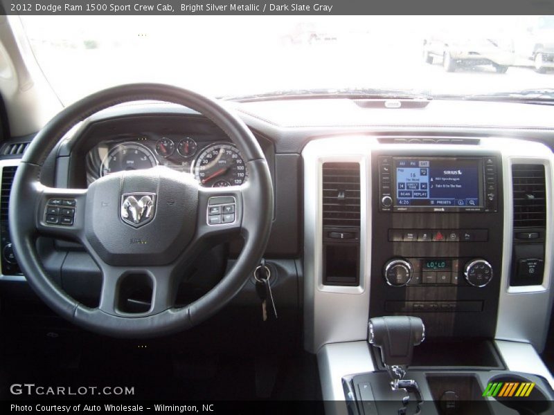 Bright Silver Metallic / Dark Slate Gray 2012 Dodge Ram 1500 Sport Crew Cab
