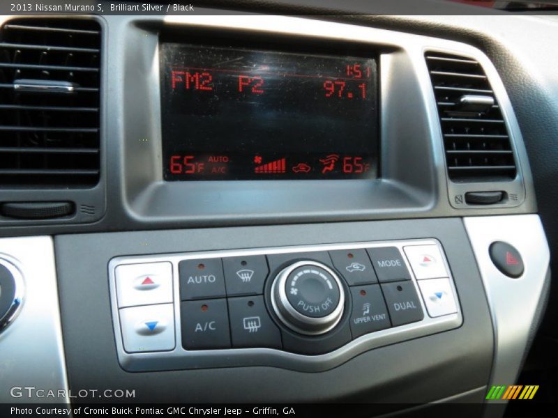 Brilliant Silver / Black 2013 Nissan Murano S