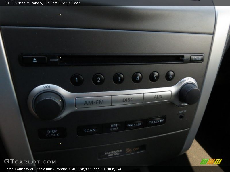 Brilliant Silver / Black 2013 Nissan Murano S