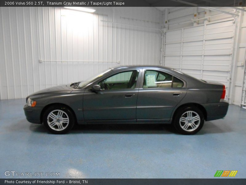 Titanium Gray Metallic / Taupe/Light Taupe 2006 Volvo S60 2.5T