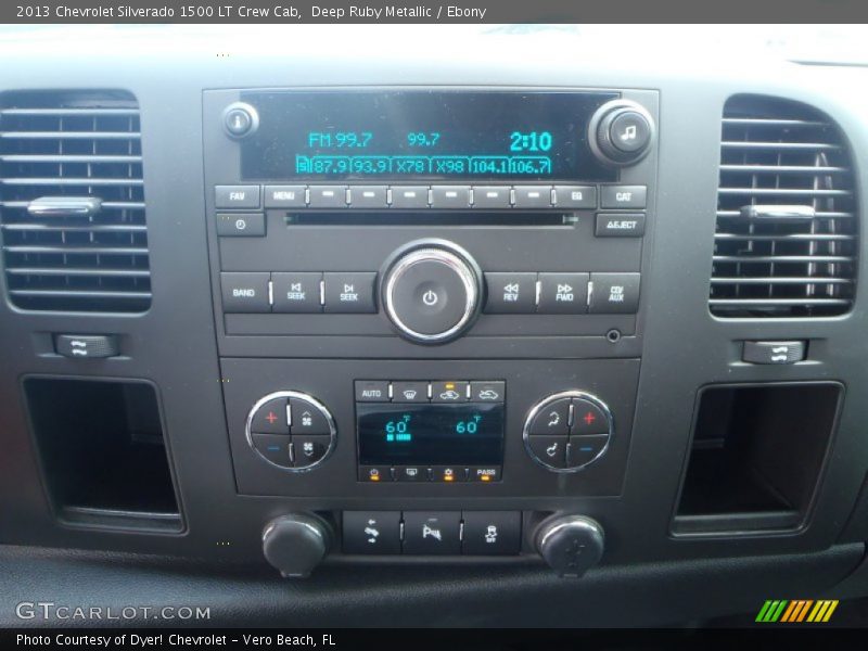 Deep Ruby Metallic / Ebony 2013 Chevrolet Silverado 1500 LT Crew Cab