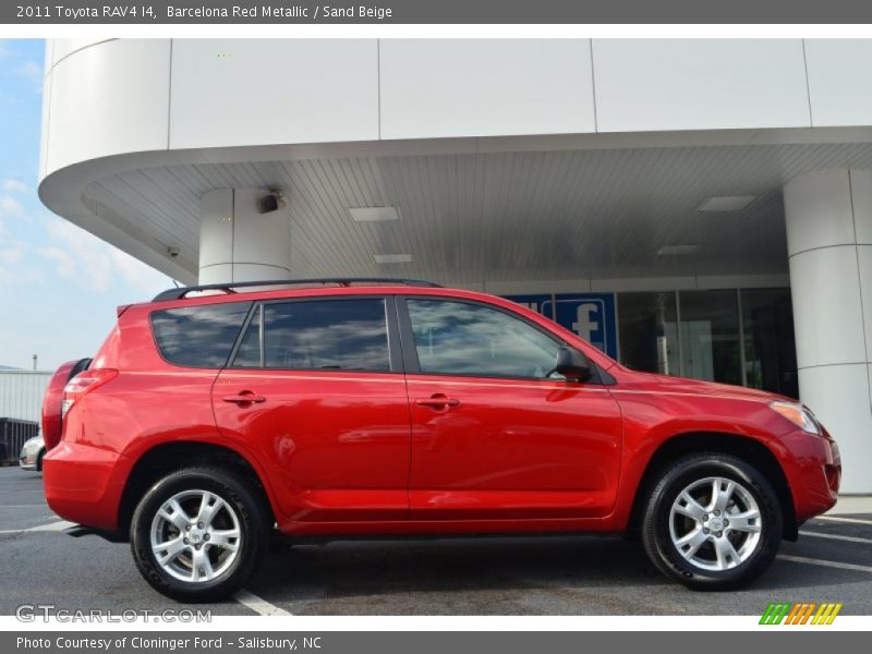 Barcelona Red Metallic / Sand Beige 2011 Toyota RAV4 I4
