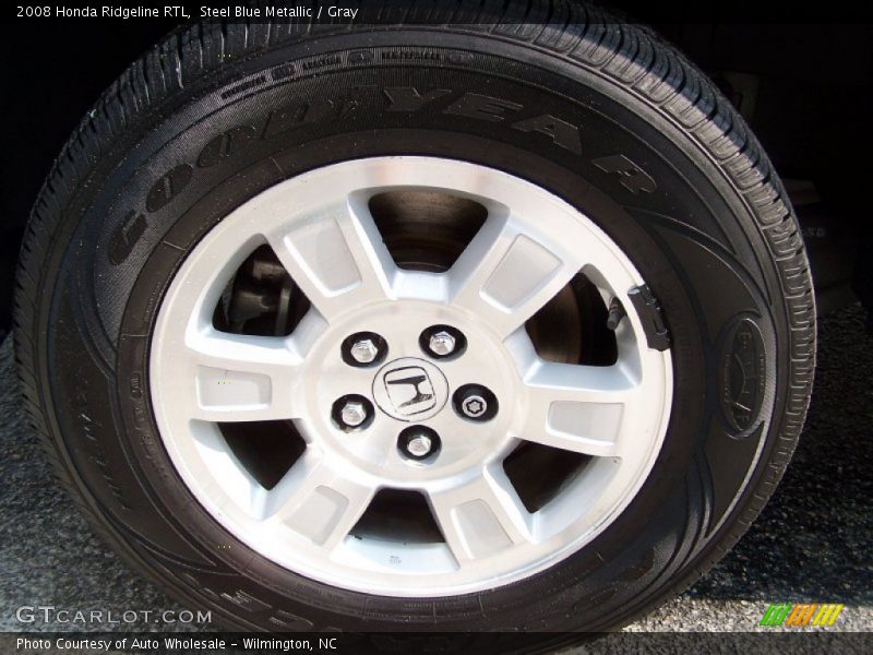 Steel Blue Metallic / Gray 2008 Honda Ridgeline RTL