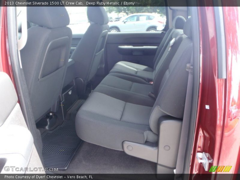 Deep Ruby Metallic / Ebony 2013 Chevrolet Silverado 1500 LT Crew Cab
