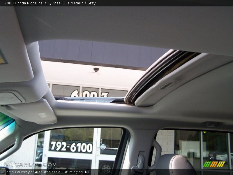 Steel Blue Metallic / Gray 2008 Honda Ridgeline RTL